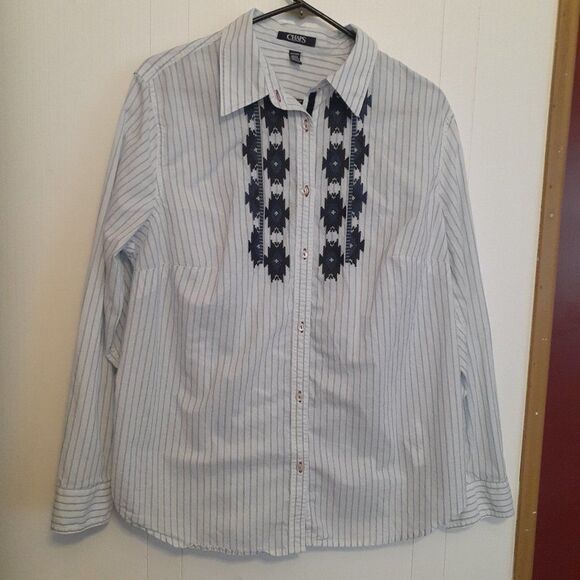 Chaps Tops - Chaps  size 1X VGC arm pit to pit 24 inch shoulder to hem 27